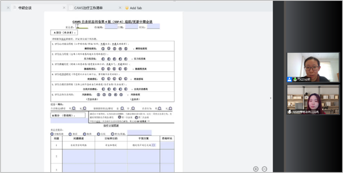 安莉老师与王凤鸣老师进行案例演示